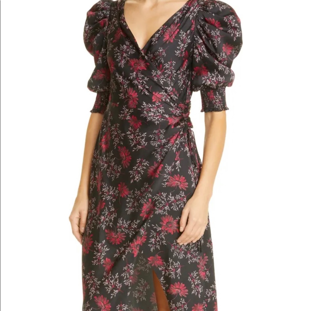 Cinq a Sept silk wrap dress
